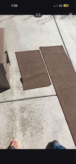 Brown Kitchen Runner Rug Set
