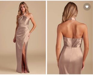 Azazie Zaya Dress in Champagne- BRAND NEW