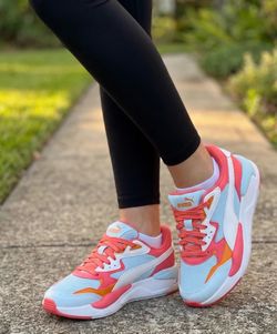 Puma X-Ray Speed Women's Size 5.5 Sneakers Blue White Electric Blush