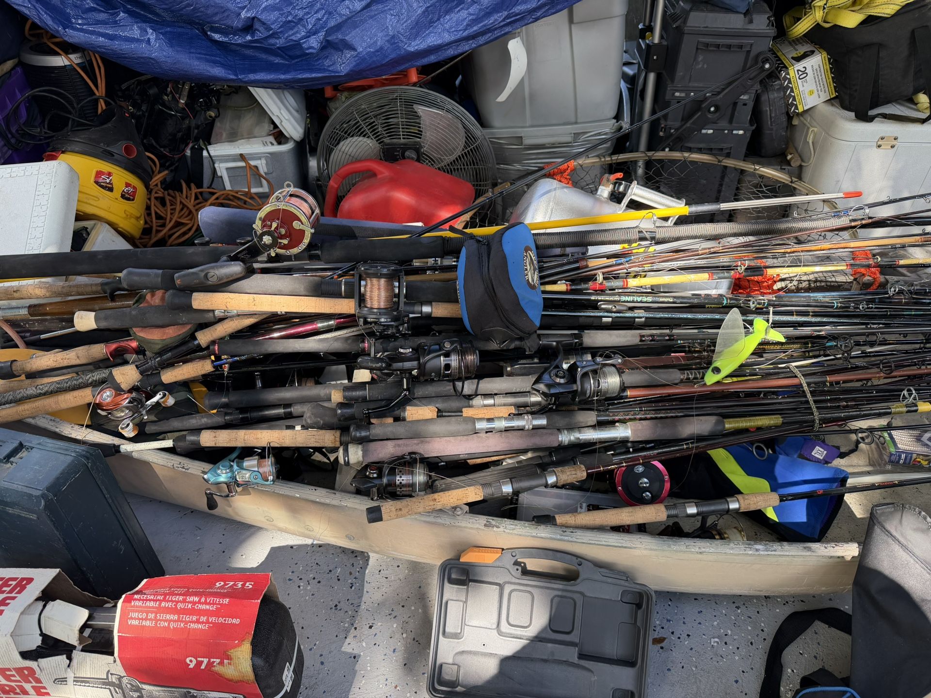 50+ Fishing Rod Lot – Premium $200+ Rods Included – Huge Bundle Deal – $1,000 OBO – Miami