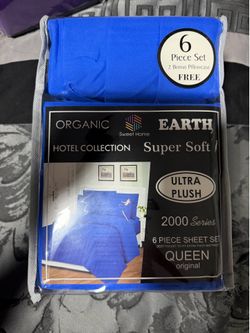 6-piece organic sheet set
