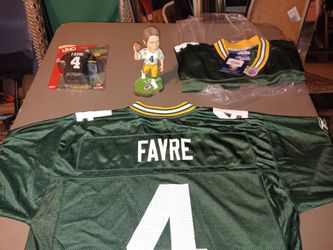 Brett Farve Jerseys Ect, (New)