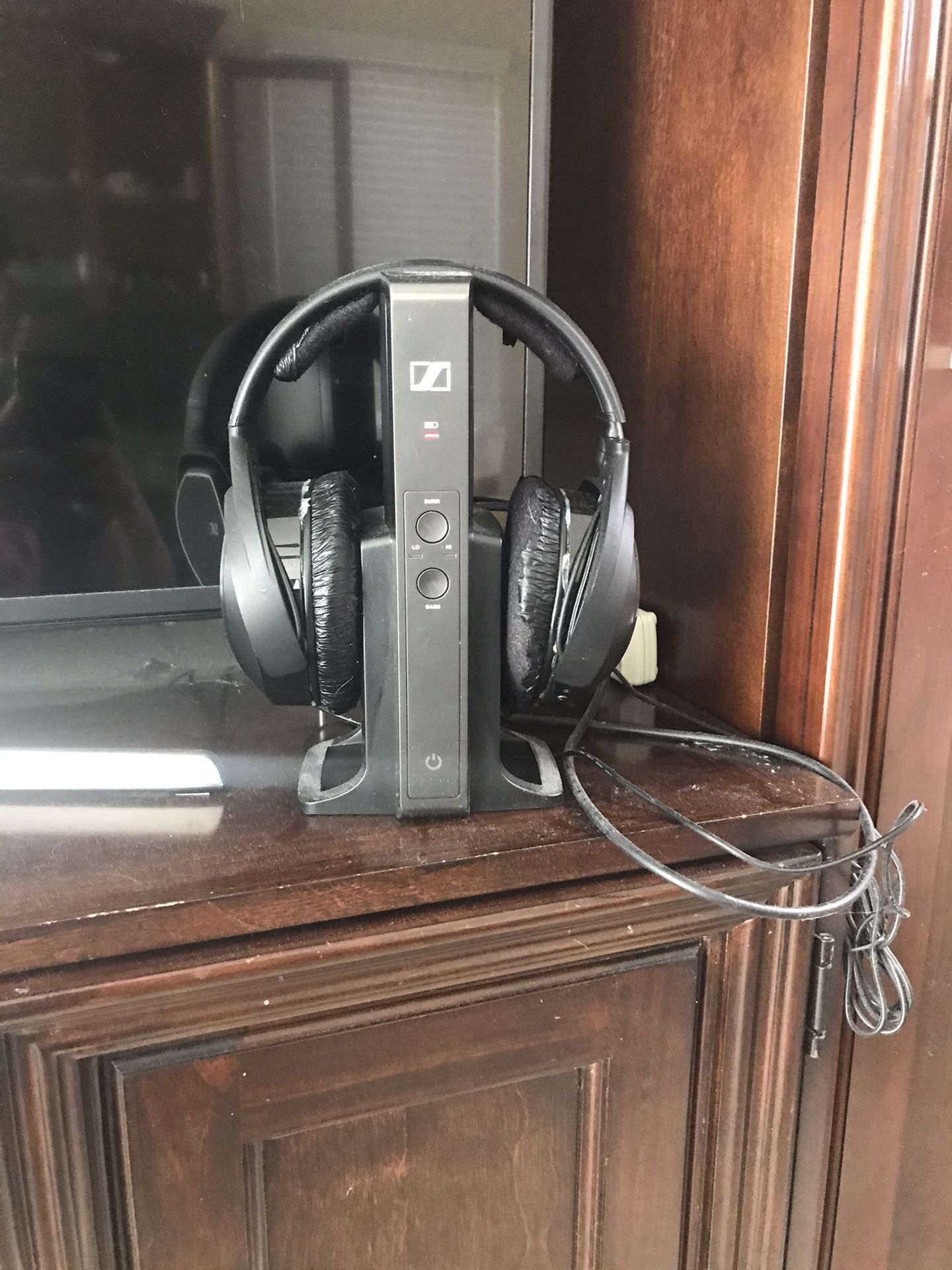 Sennheiser - RS 175 Wireless Over-the-Ear Headphones - Black