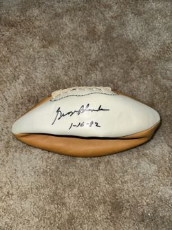 George Blanda signed Football