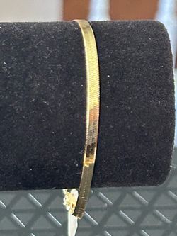 Reversible Herringbone Chain Bracelet