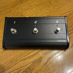 Crate 3 Switch LED Amp Guitar Pedal 