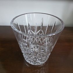 Crystal ice bucket in the 'Lismore' pattern by Waterford