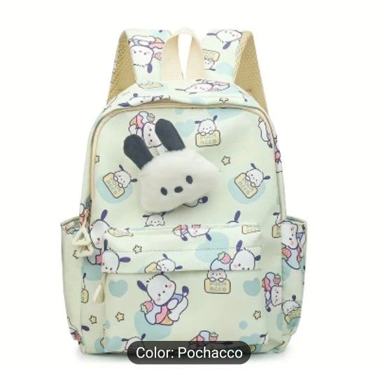 Girls' Pink Cartoon Daypack