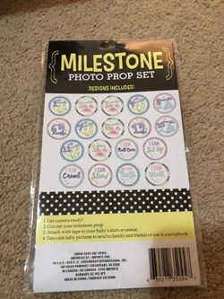 Baby Milestone Photo Prop Set