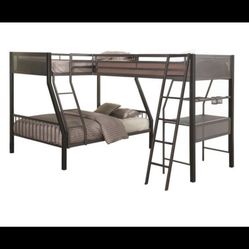 2 Twin Over Full Bunk bed With Desk And Loft $150 OBO
