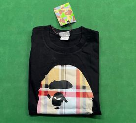 Bape t shirt x Burberry