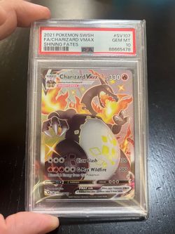 PSA 10 Charizard VMAX Full Art Shining Fates
