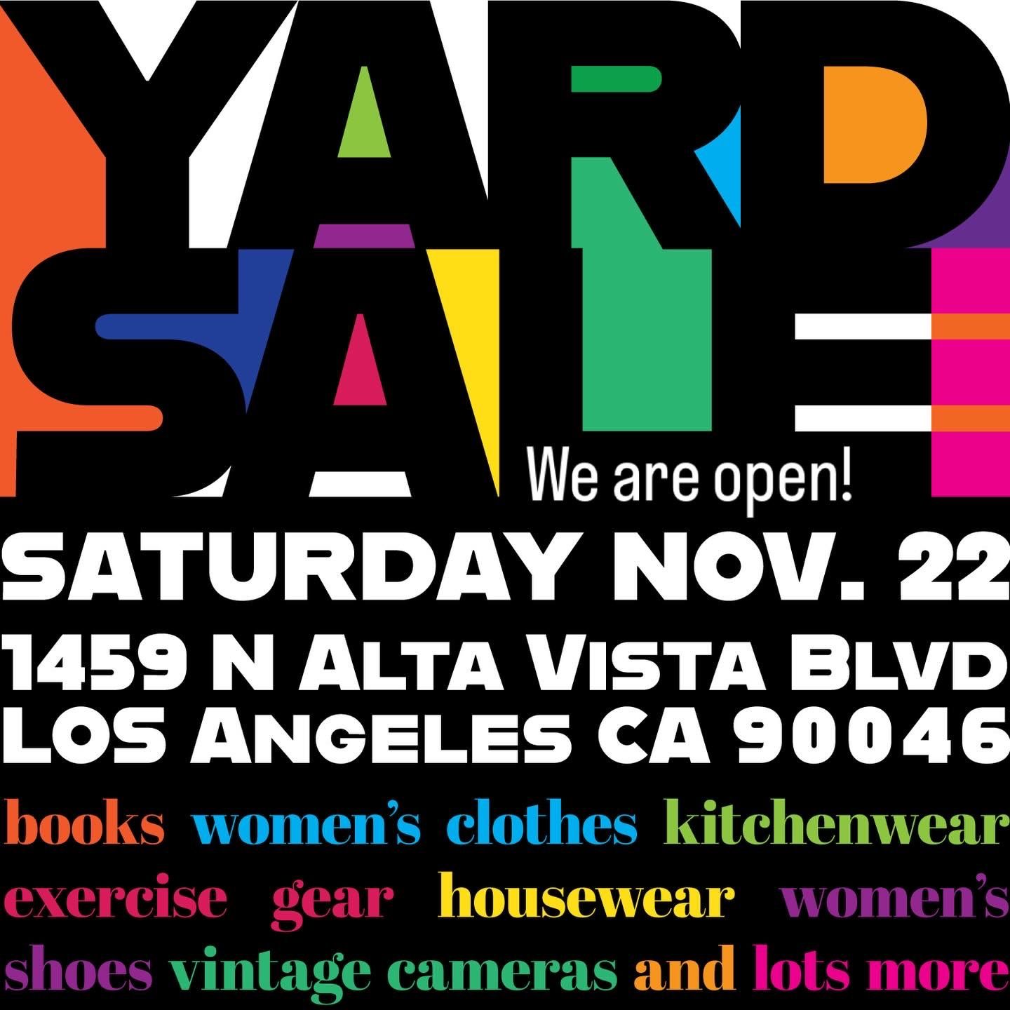 Yard sale!!
