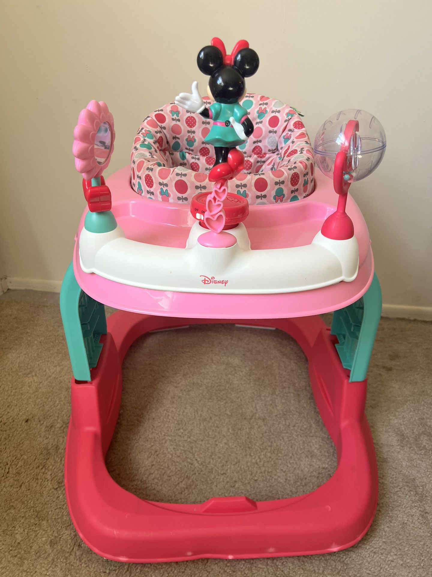 MOVING NEED GONE TODAY! Baby girls Disney Minnie Mouse walker