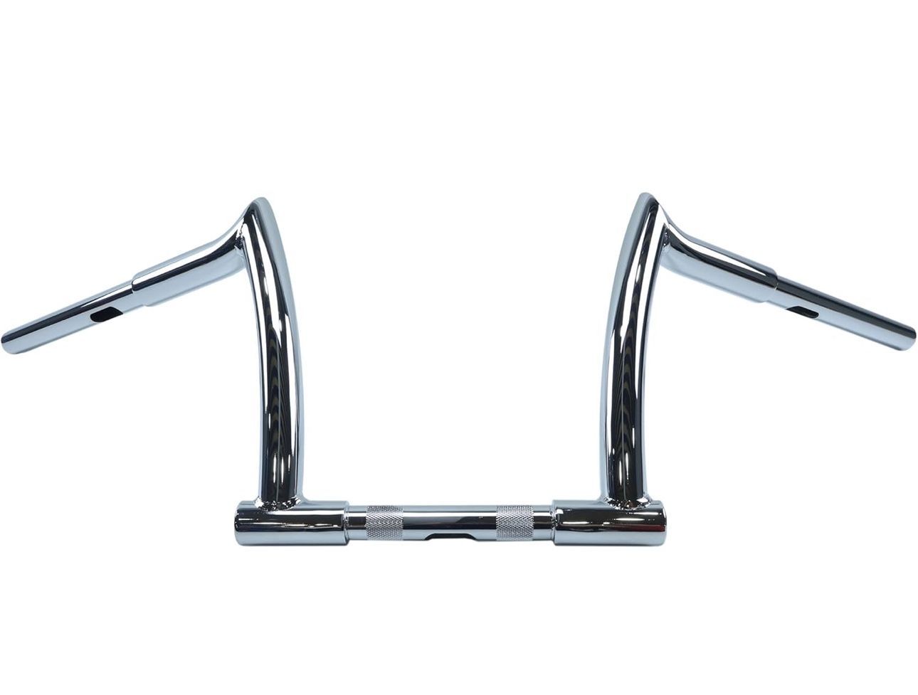 Chrome Meathook Bars 10" Rise 1-1/4" Fat Ape Hangers Handlebar For Harley Sportster Softail Custom Sportster XL883 1200 Touring Road King FLST FXST