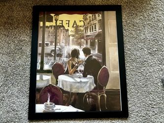 Framed Art — Table For Two 