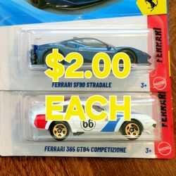 HOT  WHEELS  FERRARI'S