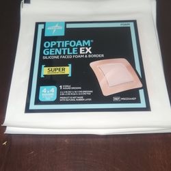 Medline Optifoam Gentle EX – Silicone Faced Foam & Border (3 Count) – Advanced Wound Care!