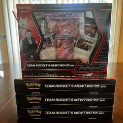 Team Rockets Mewtwo ex Box 