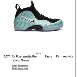 Air Foamposites Pro “Island Green”
