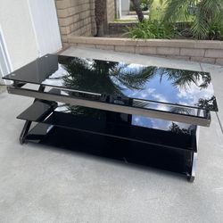 Glass TV Stand
