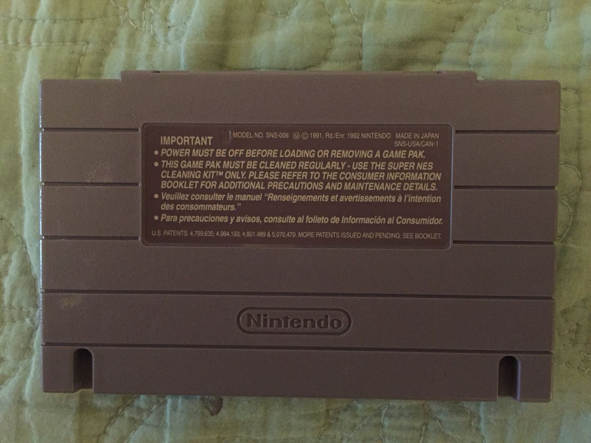 SNES Super Pinball Behind the Mask CIB