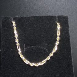 10k Gold Milano (Figarope) Bracelet 7”
