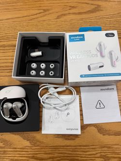 Anker Soundcore VR P10 (A3850Z21) Bluetooth RF Wireless Earbuds White Open Box