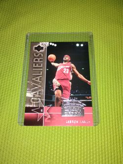 Like Mint 2004 LeBron James Card - Upper Deck #UD-7 - National Trading Card Day
