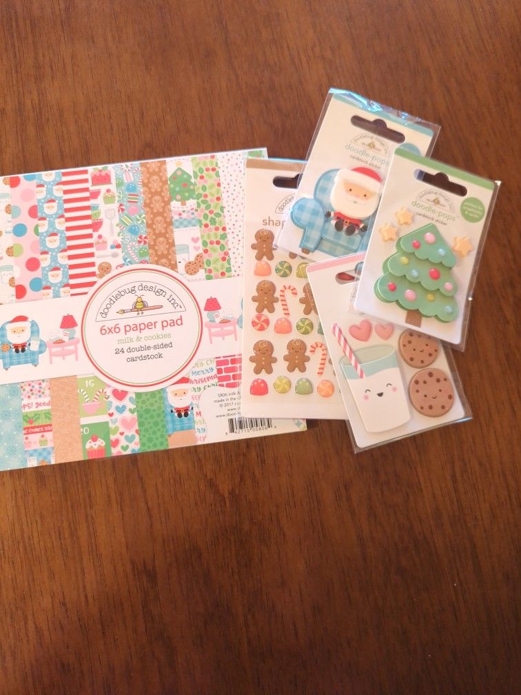 Doodlebug Designs Milk And Cookies 6x6 Pad