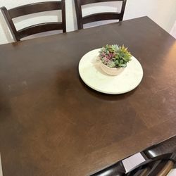 Dining Table + 4 Chairs For Sale