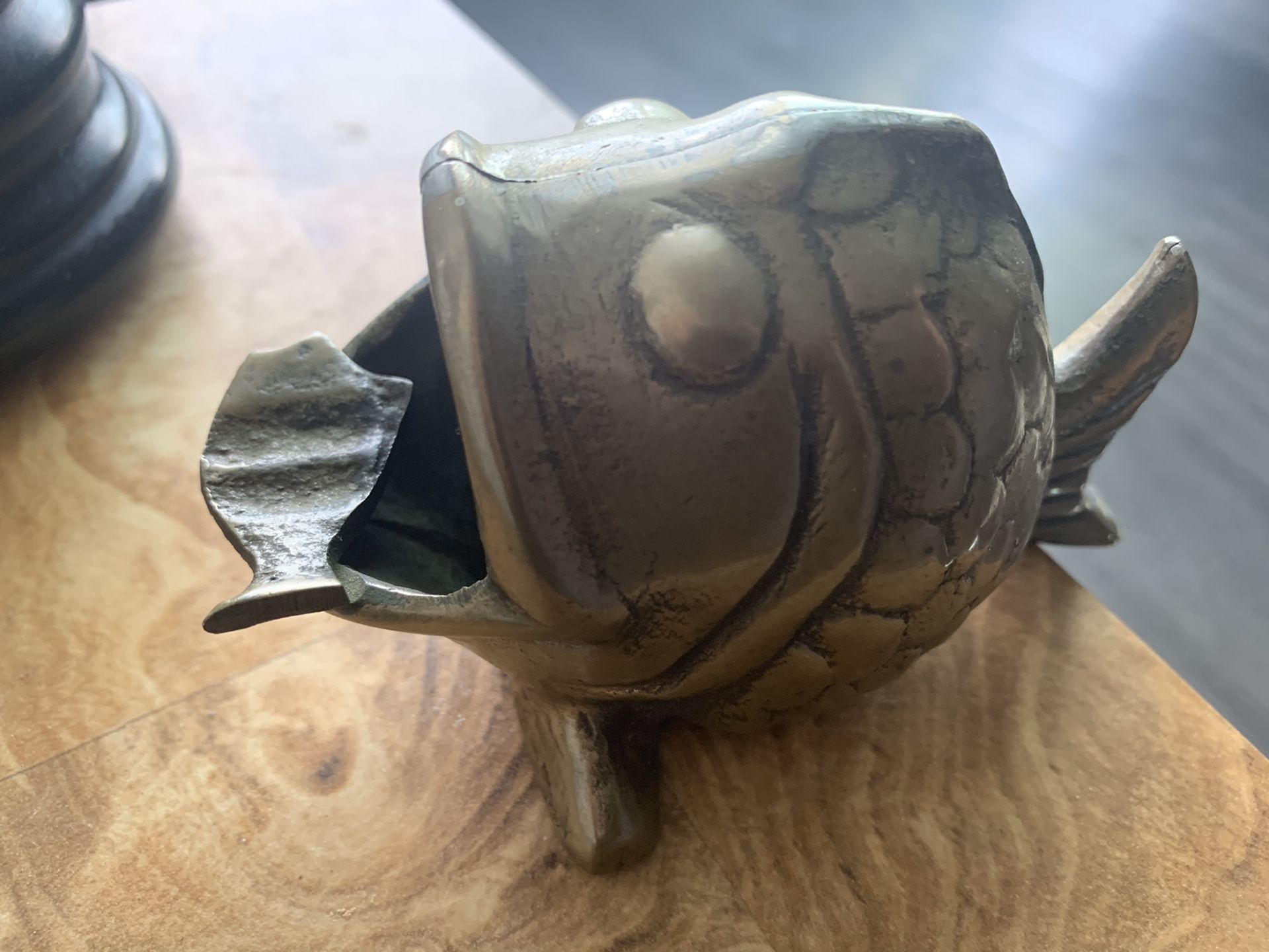 Mid Century Brass Ashtray