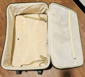 Suitcase (outside faux designer material)-Oakdale, Ca