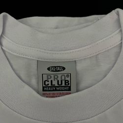 Pro Club 3xl Tall White 6pcs (half dozen)
