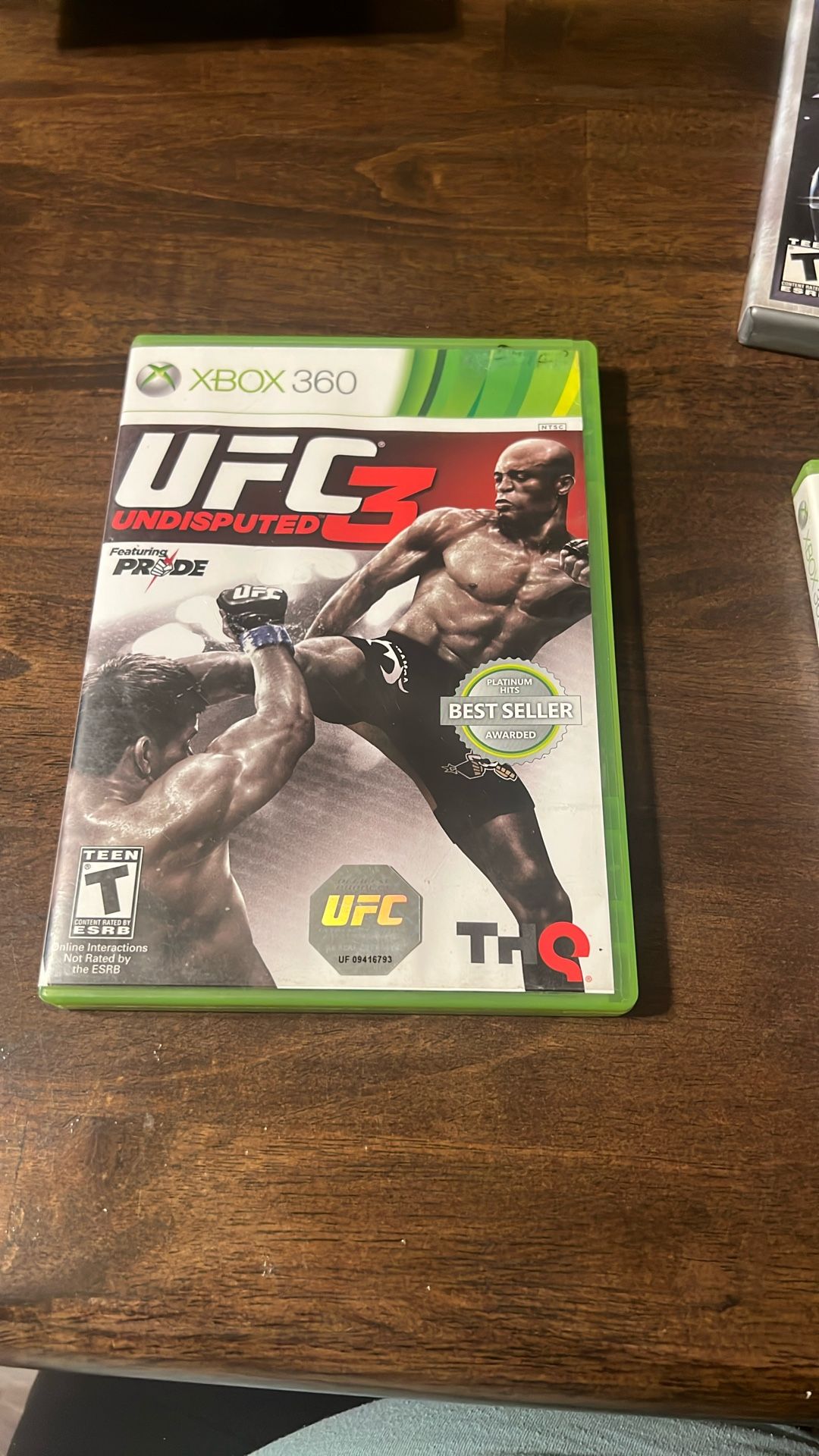 Xbox 360 UFC three game