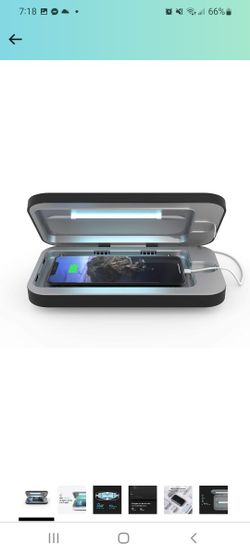 UV Cell Phone Sanitizer and Dual Universal Cell Phone Charger