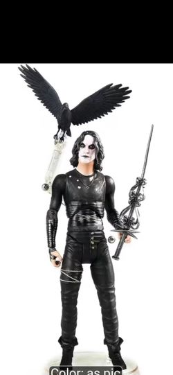 The Crow Eric Draven 7-Inch Deluxe Action Figure Collectible, firm.