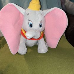 Kohls Cares Disney 12" Dumbo Flying Elephant Gray Plush Stuffed Animal  