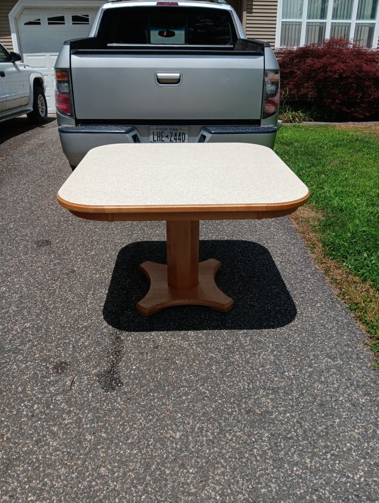 Tile Top Table W/Leaf And Chairs