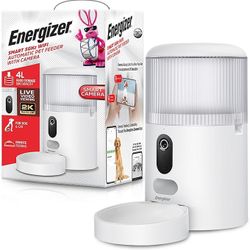 Energizer Smart Pet Feeder with 2K Video Camera