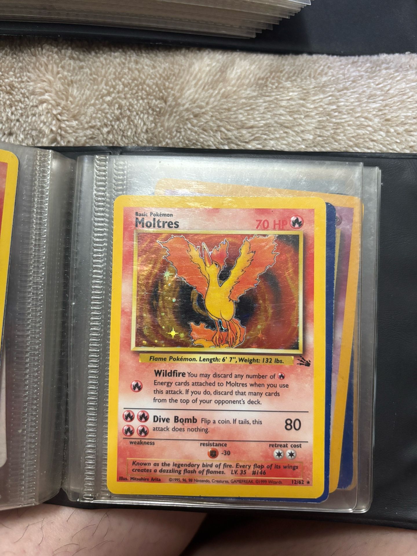 Moltres Pokemon 90s Card