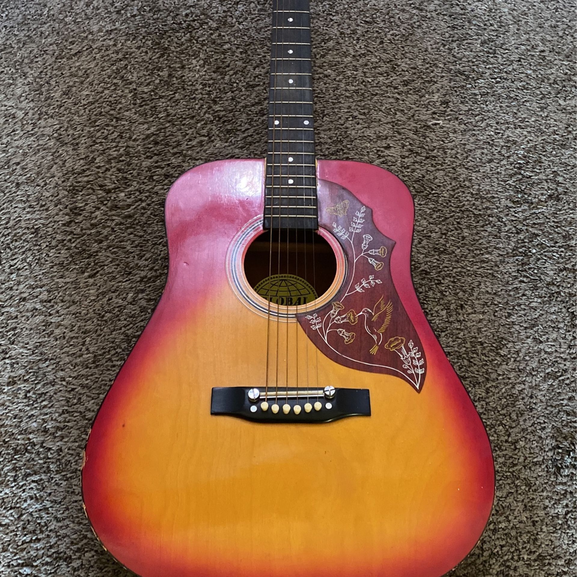 Global Hummingbird Acoustic Guitar