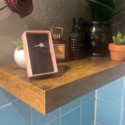 0.5 Carat Moissanite Ring ( Diamond Tester Approved )