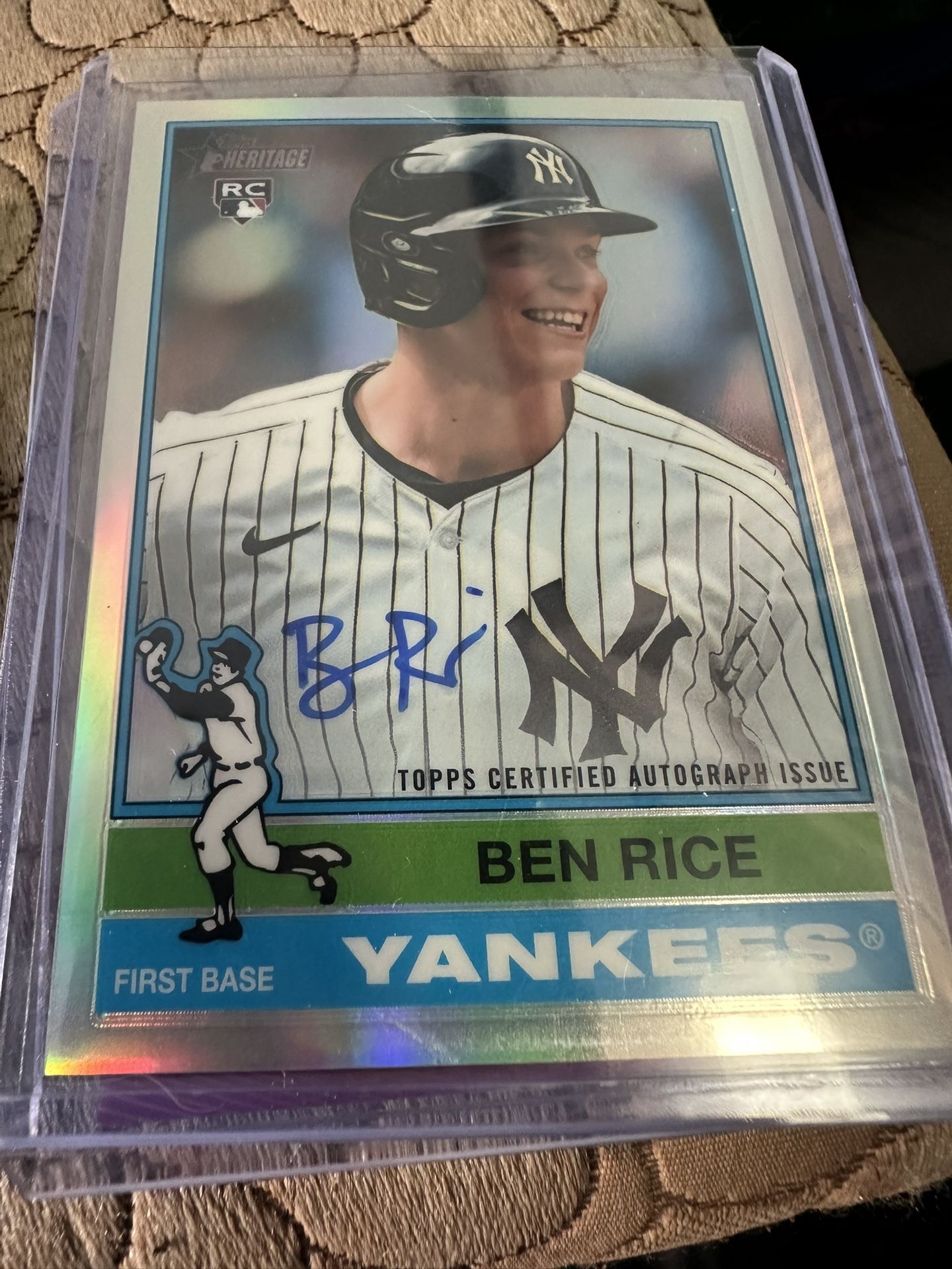 Ben Rice Heritage 2025 Chrome auto