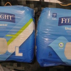 Sealed New Fitright adult disposable underwear, Buy both and it's less then the price of one