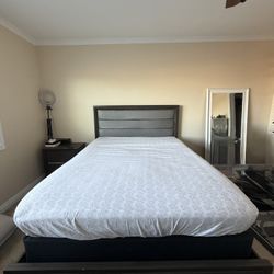 Bedroom Furniture Set for Sale – Bed Frame, Dresser, Mirror & Nightstand