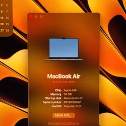 2025 MacBook Air M-4 Chip 