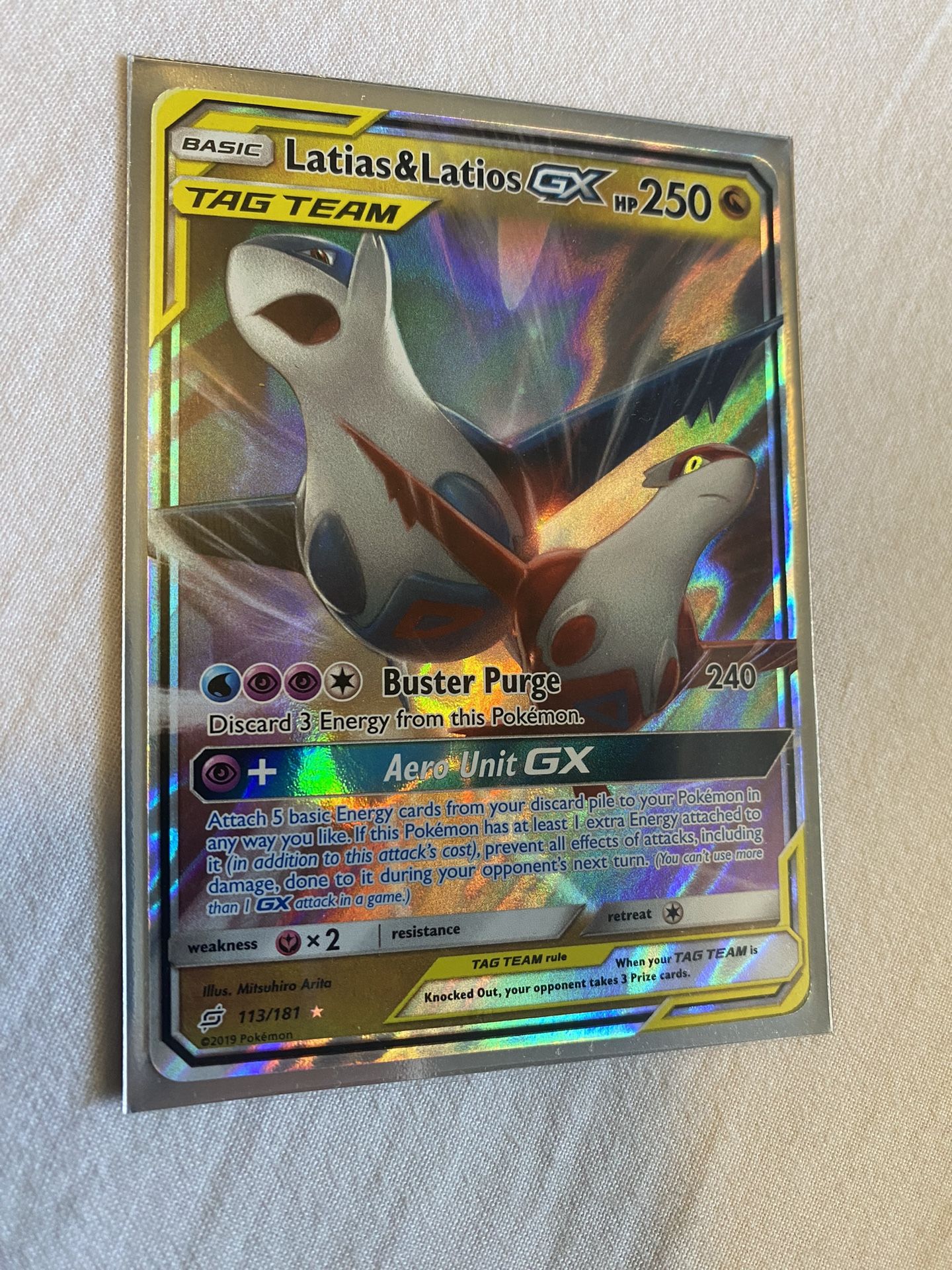 Pokémon Latias & Latios GX 113/181 - Mint