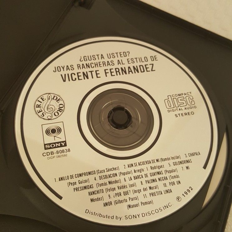 Vicente Fernandez Y otros Cantantes Cd Musica Ranchera Mexicana $$