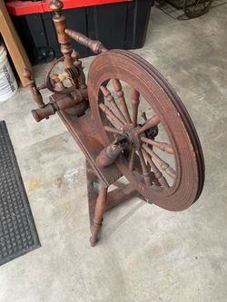 Antique Rokka Spinning Wheel